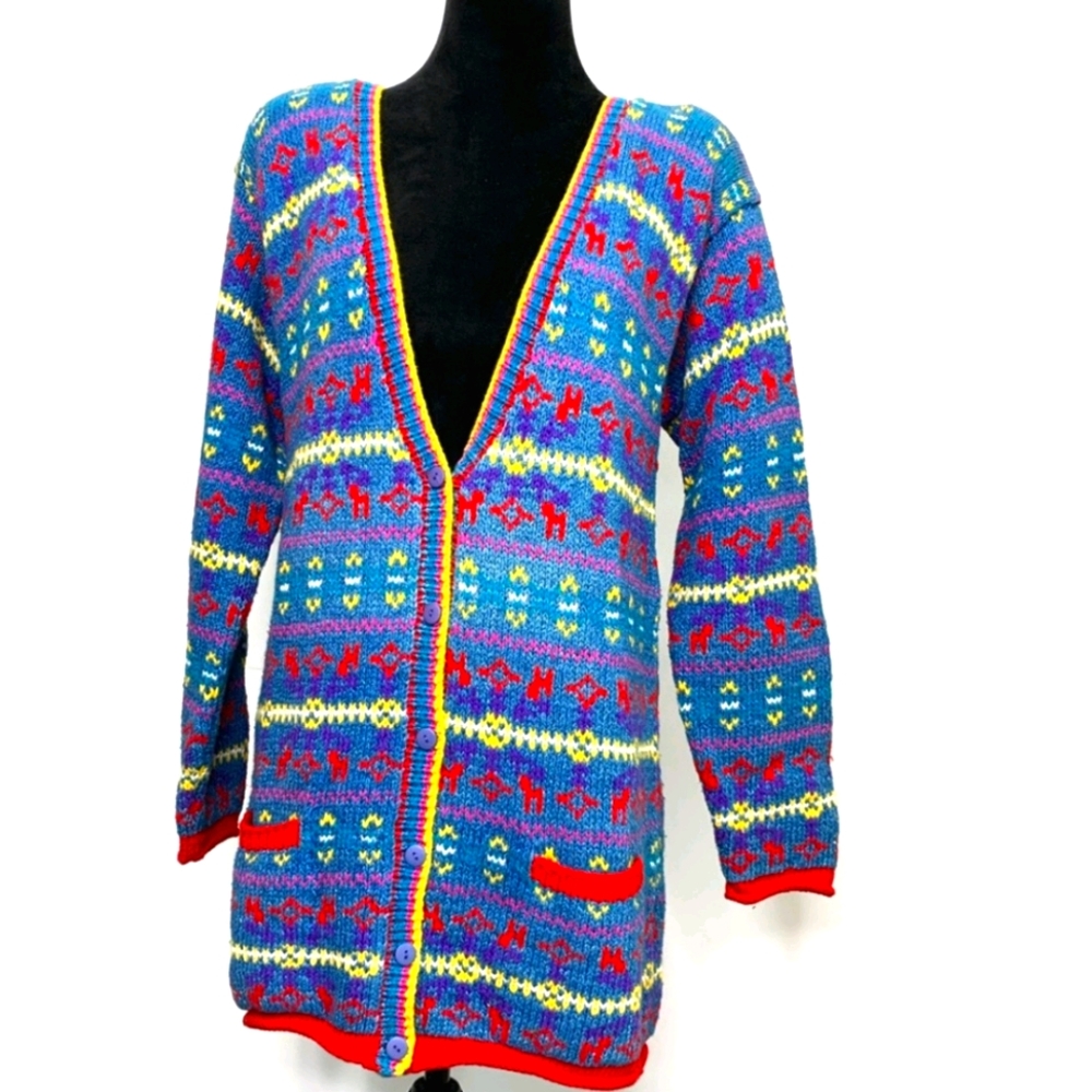 Vintage Ruff Hewn Oversized Sweater Cardigan